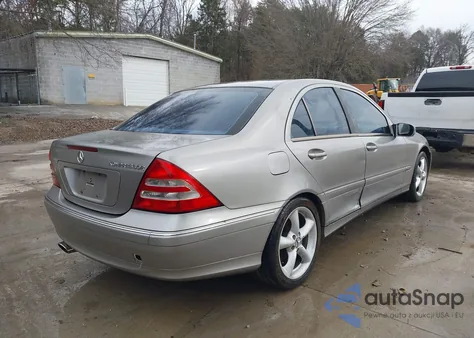2004 Mercedes-Benz C 230 Kompressor Sport/Sport из США, поврежденный, VIN WDBRF40J94A648506
